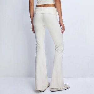 H&M Cream Flare Leggings